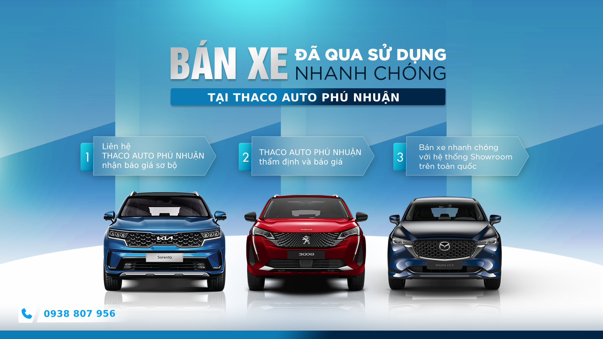 Bán xe đã qua sử dụng nhanh chóng tại THACO AUTO Phú Nhuận